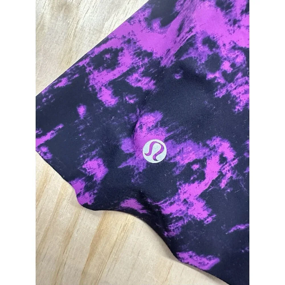 Lululemon Hit Your Stride Skirt Womens 6 Breezie‎ Regal Plum Black Tennis Skort